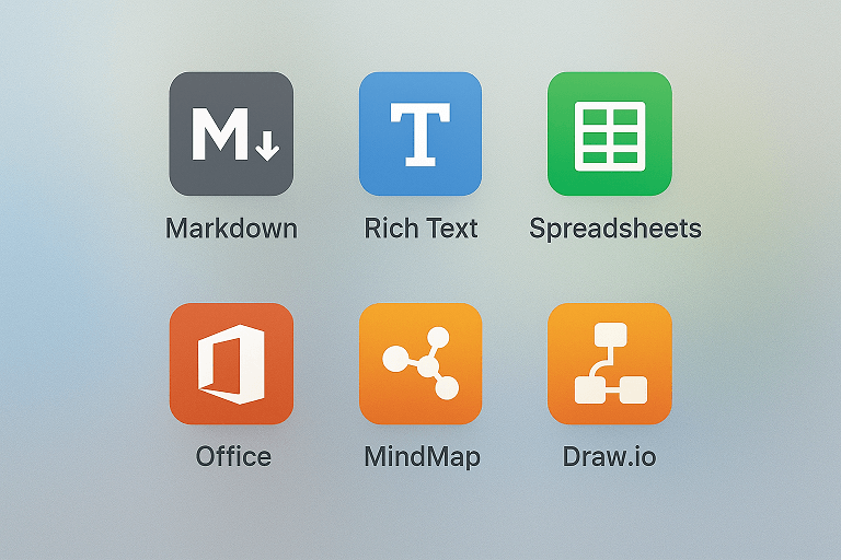 多种格式文档创建